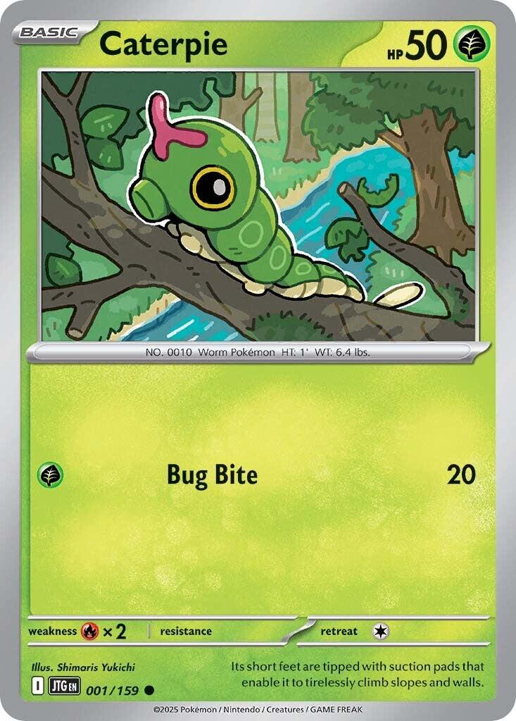Caterpie (001/159) [Scarlet & Violet: Journey Together] | Good Games Modbury