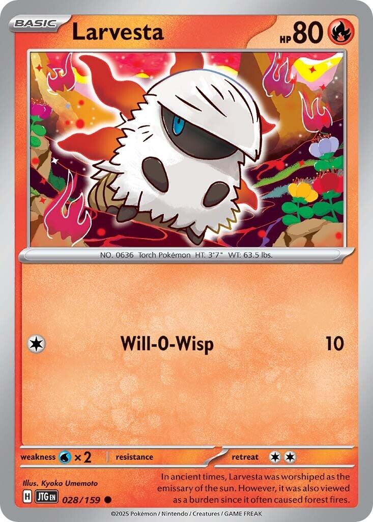 Larvesta (028/159) [Scarlet & Violet: Journey Together] | Good Games Modbury