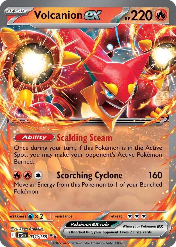 Volcanion ex (031/159) [Scarlet & Violet: Journey Together] | Good Games Modbury