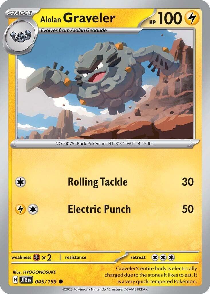Alolan Graveler (045/159) [Scarlet & Violet: Journey Together] | Good Games Modbury