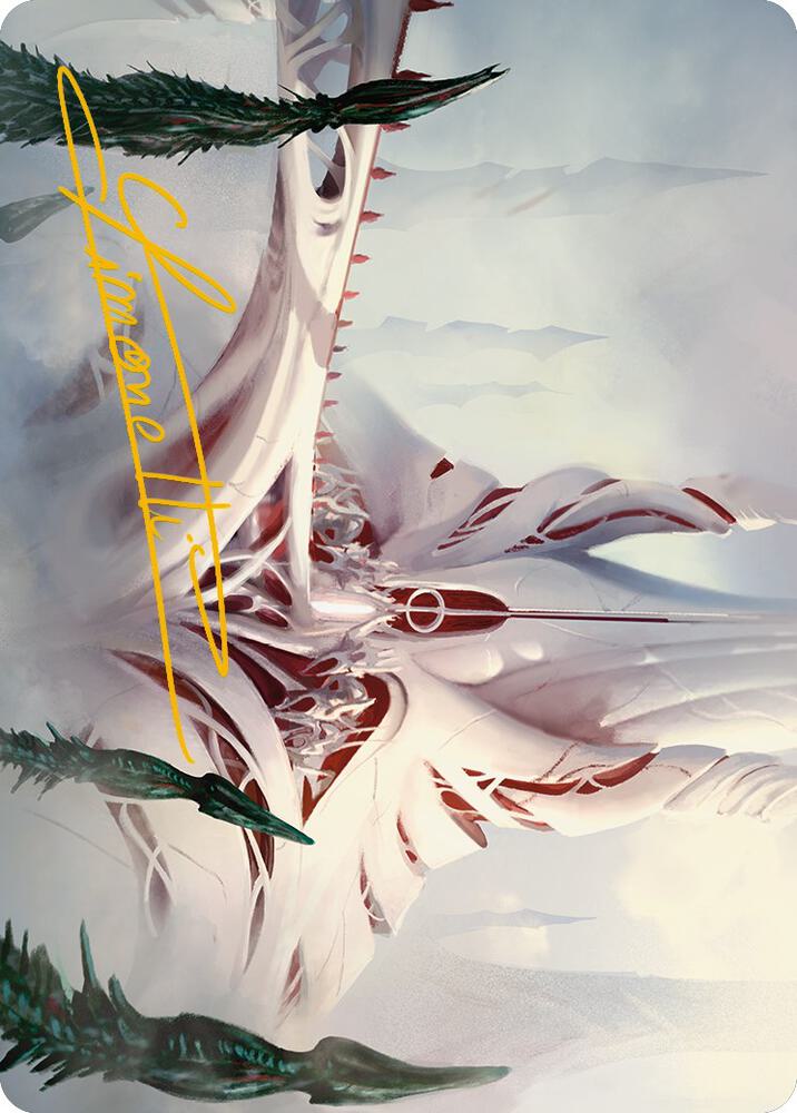 The Fair Basilica Art Card Gold Stamped Signature 59 (Art Series: Phyrexia: All Will Be One)  | Good Games Modbury