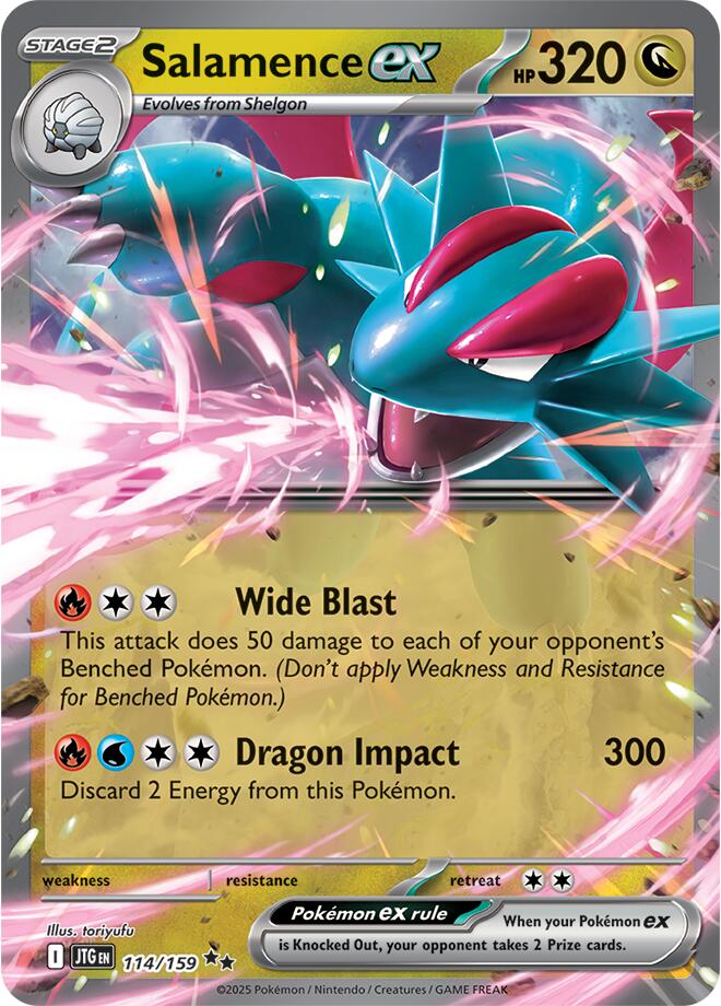 Salamence ex (114/159) [Scarlet & Violet: Journey Together] | Good Games Modbury