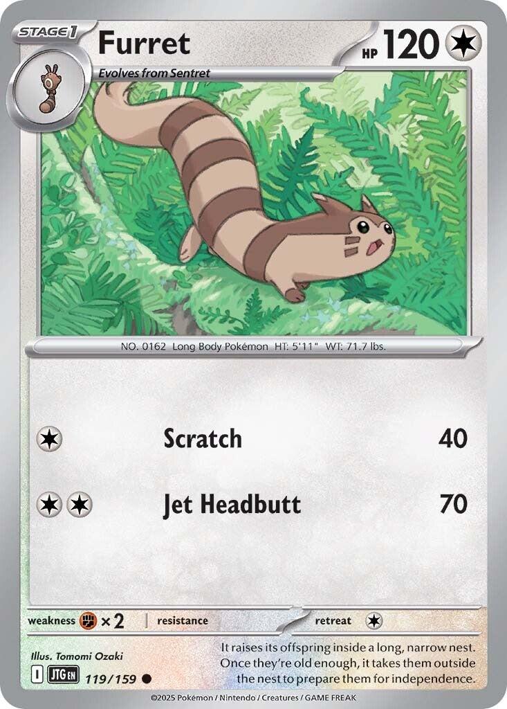 Furret (119/159) [Scarlet & Violet: Journey Together] | Good Games Modbury
