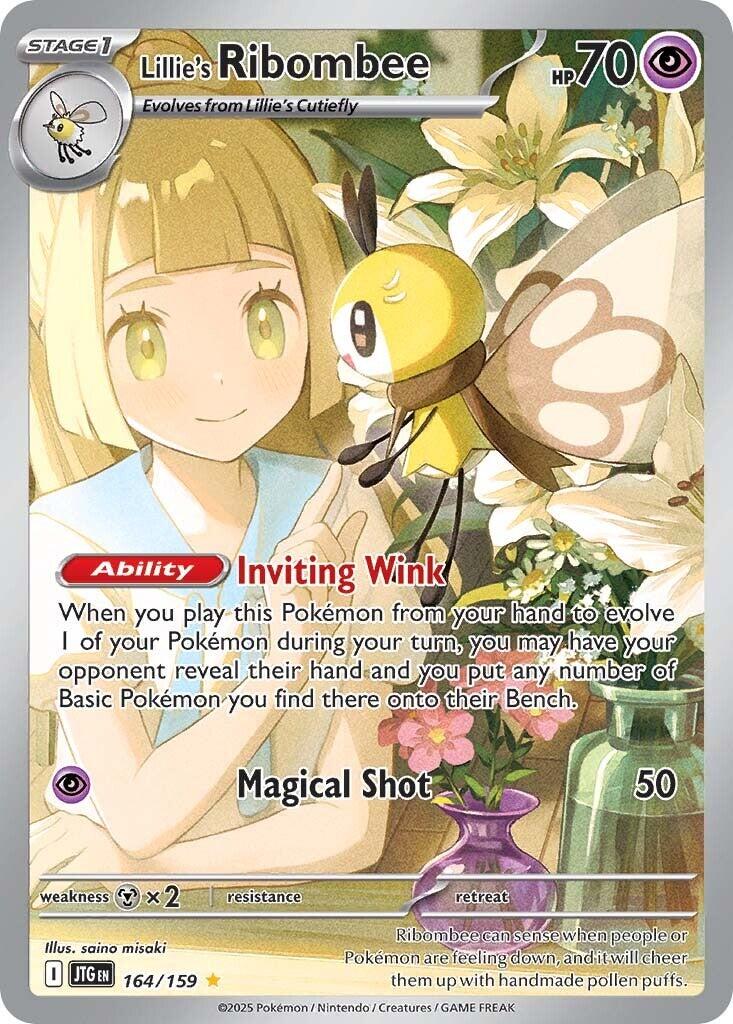 Lillie's Ribombee (164/159) [Scarlet & Violet: Journey Together] | Good Games Modbury