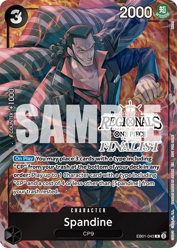 Spandine (Offline Regional Finalist Card Set 2025 Vol.1) [One Piece Promotion Cards] | Good Games Modbury