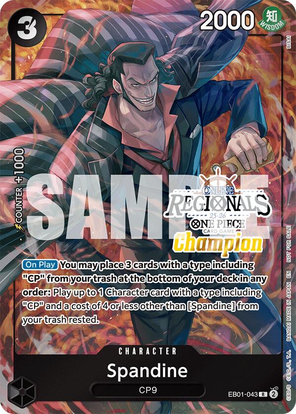 Spandine (Offline Regional Champion Card Set 2025 Vol.1) [One Piece Promotion Cards] | Good Games Modbury