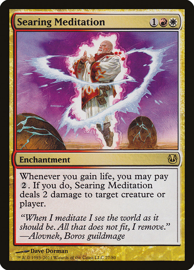 Searing Meditation 27/80 (Duel Decks: Ajani vs. Nicol Bolas)  | Good Games Modbury