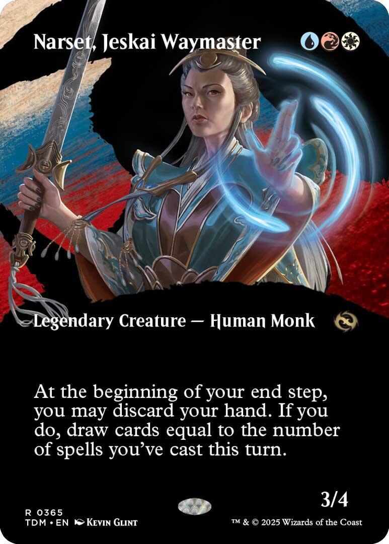 Narset, Jeskai Waymaster (Borderless) [Tarkir: Dragonstorm] | Good Games Modbury