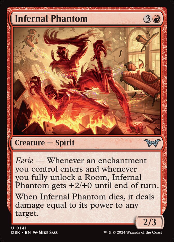 Infernal Phantom 141/286 (Duskmourn: House of Horror)  - Foil | Good Games Modbury