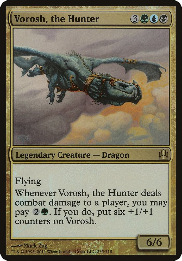 Vorosh the Hunter Commander 2011 235/15 (Oversize Cards)  - Foil | Good Games Modbury