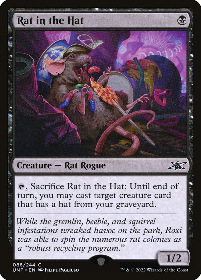 Rat in the Hat 86/244 (Unfinity)  - Foil | Good Games Modbury