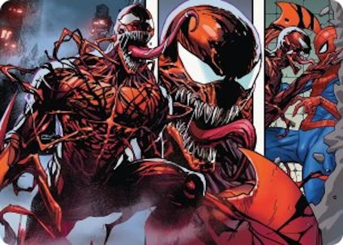 Carnage Crimson Chaos Art Card 47 (Art Series: Marvel's Spider-Man)  | Good Games Modbury