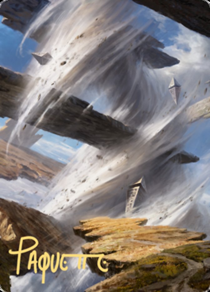 Plains 2 Art Card (Gold-Stamped Signature) [Zendikar Rising Art Series] | Good Games Modbury