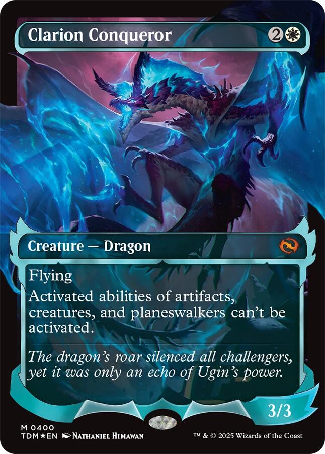 Clarion Conqueror (Showcase) [Tarkir: Dragonstorm] | Good Games Modbury