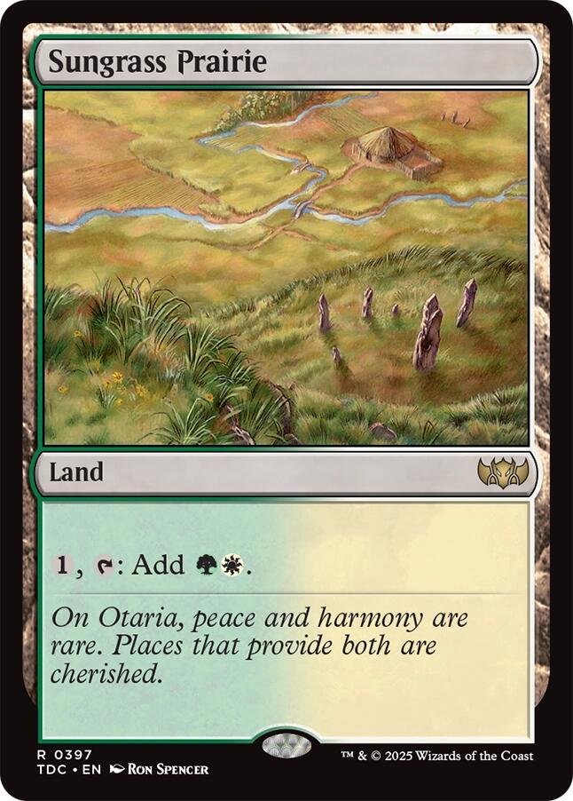 Sungrass Prairie [Tarkir: Dragonstorm Commander] | Good Games Modbury