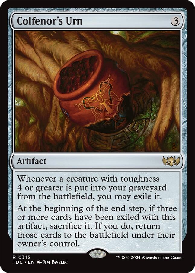 Colfenor's Urn [Tarkir: Dragonstorm Commander] | Good Games Modbury