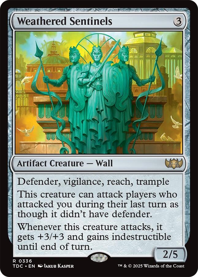 Weathered Sentinels [Tarkir: Dragonstorm Commander] | Good Games Modbury
