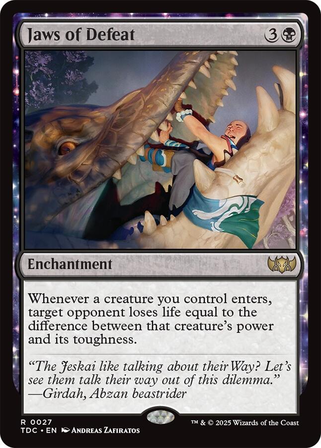 Jaws of Defeat [Tarkir: Dragonstorm Commander] | Good Games Modbury