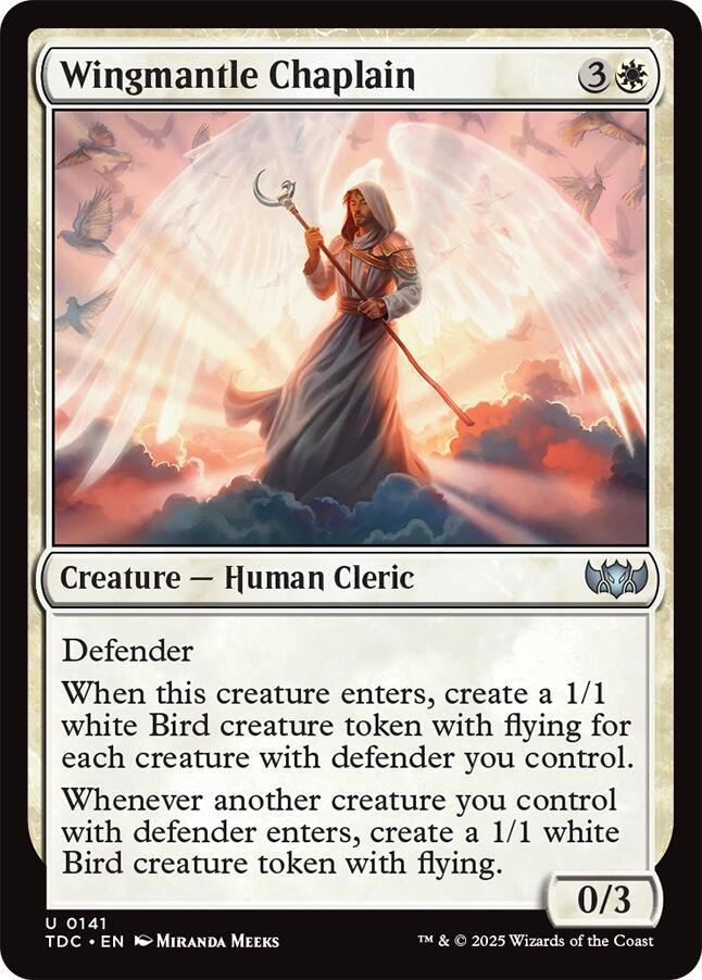 Wingmantle Chaplain [Tarkir: Dragonstorm Commander] | Good Games Modbury