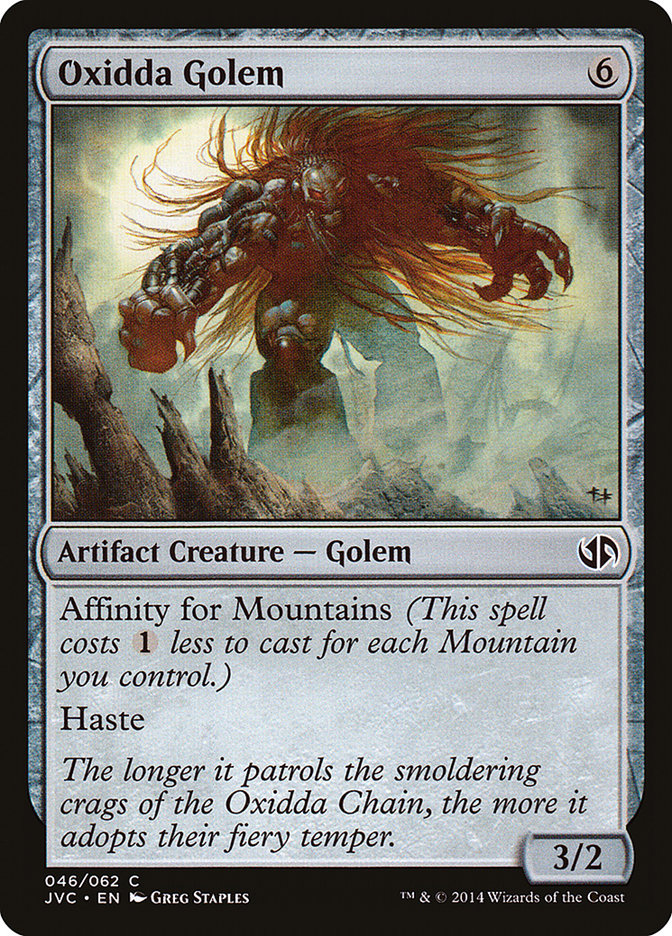 Oxidda Golem [Duel Decks Anthology] | Good Games Modbury