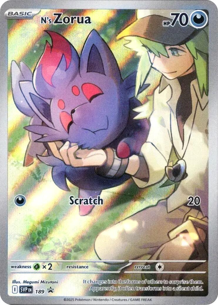 N's Zorua (SVP189) [Scarlet & Violet: Black Star Promos] | Good Games Modbury