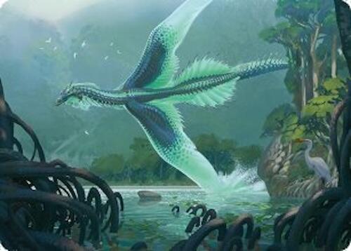 Teval, Arbiter of Virtue Art Card (26/54) [Tarkir: Dragonstorm Art Series] | Good Games Modbury