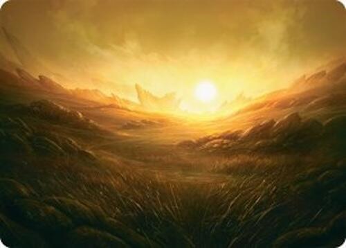 Plains Art Card (31/54) [Tarkir: Dragonstorm Art Series] | Good Games Modbury