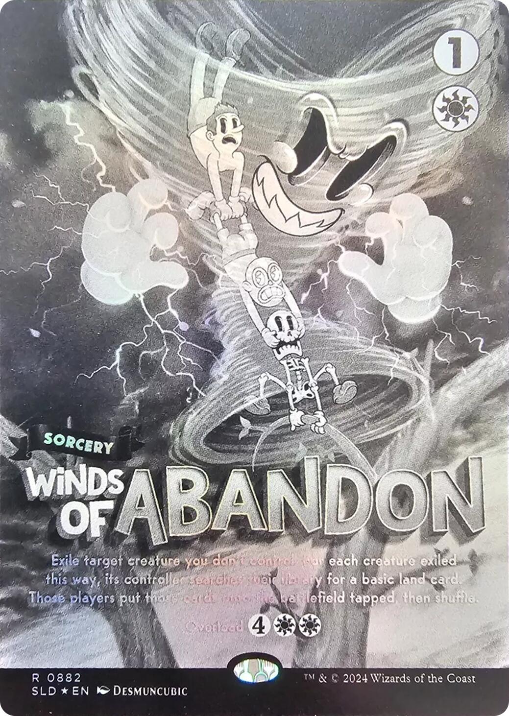 Winds of Abandon (Black & White Foil) [Secret Lair Drop Series] | Good Games Modbury