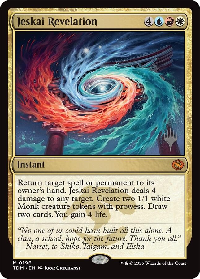 Jeskai Revelation [Tarkir: Dragonstorm Promos] | Good Games Modbury