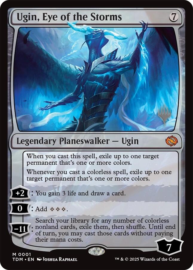 Ugin, Eye of the Storms [Tarkir: Dragonstorm Promos] | Good Games Modbury