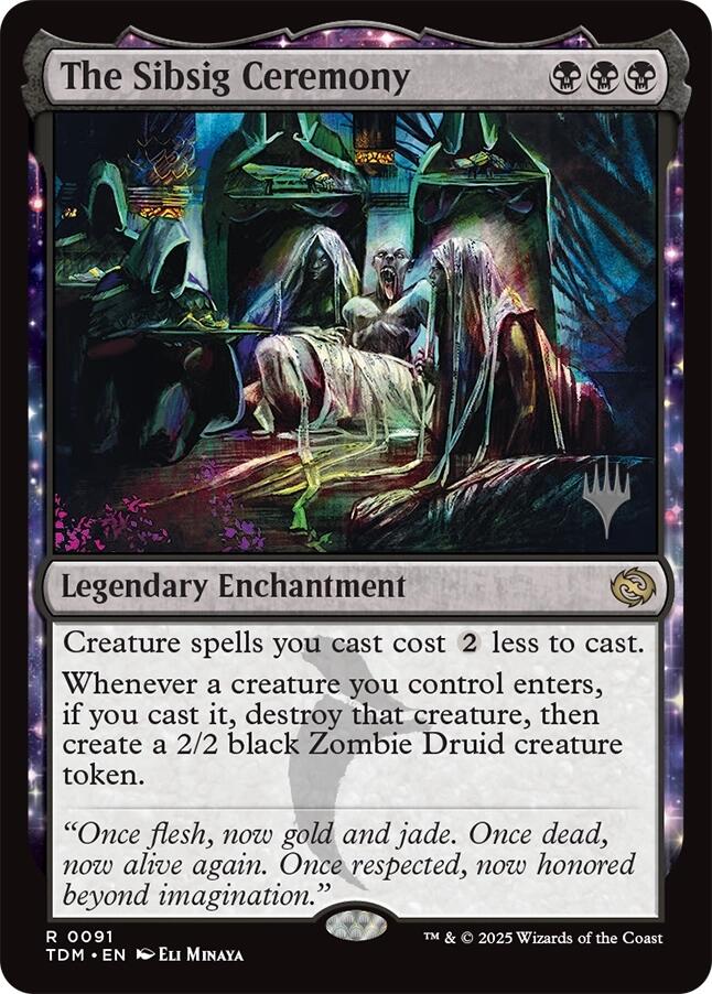 The Sibsig Ceremony [Tarkir: Dragonstorm Promos] | Good Games Modbury