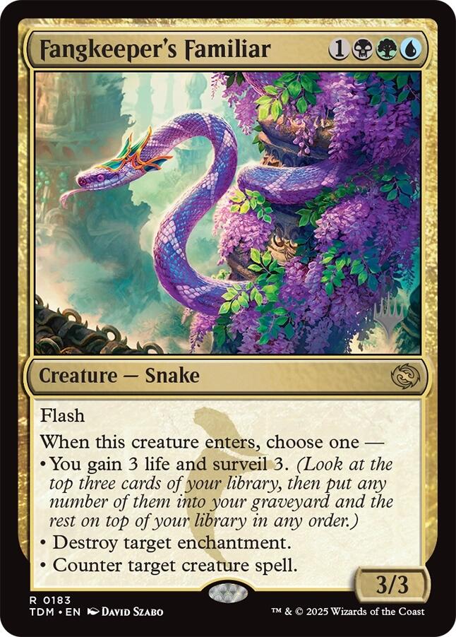 Fangkeeper's Familiar [Tarkir: Dragonstorm Promos] | Good Games Modbury