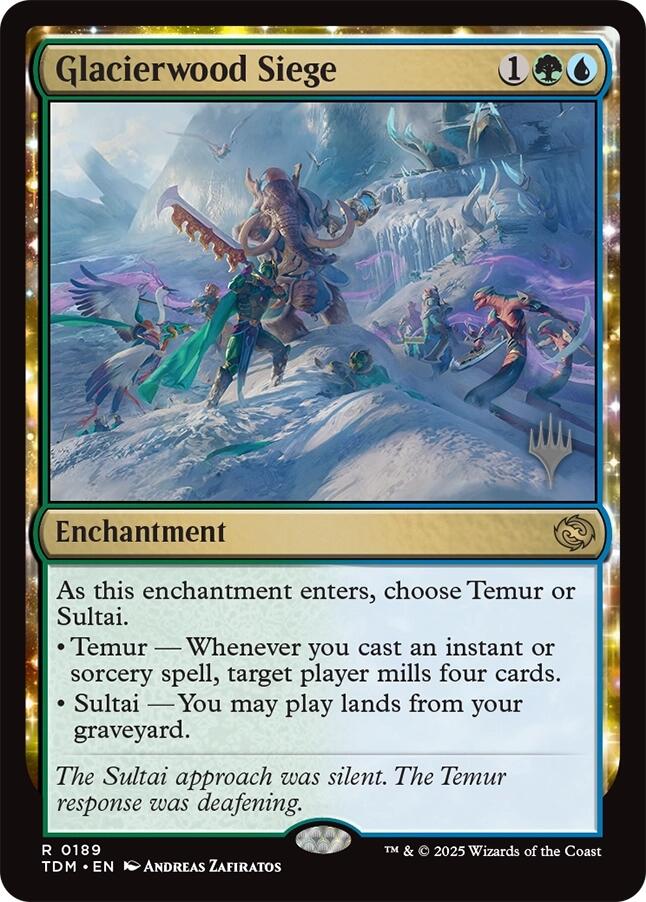 Glacierwood Siege [Tarkir: Dragonstorm Promos] | Good Games Modbury