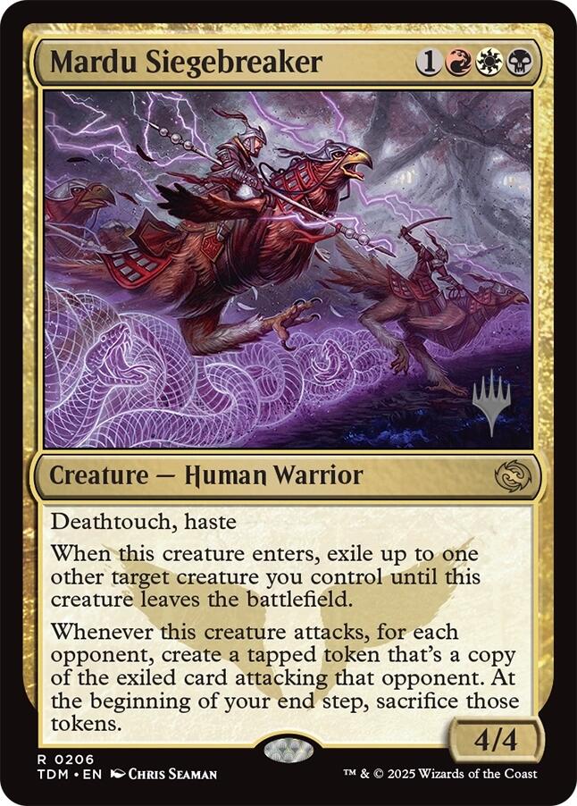 Mardu Siegebreaker [Tarkir: Dragonstorm Promos] | Good Games Modbury
