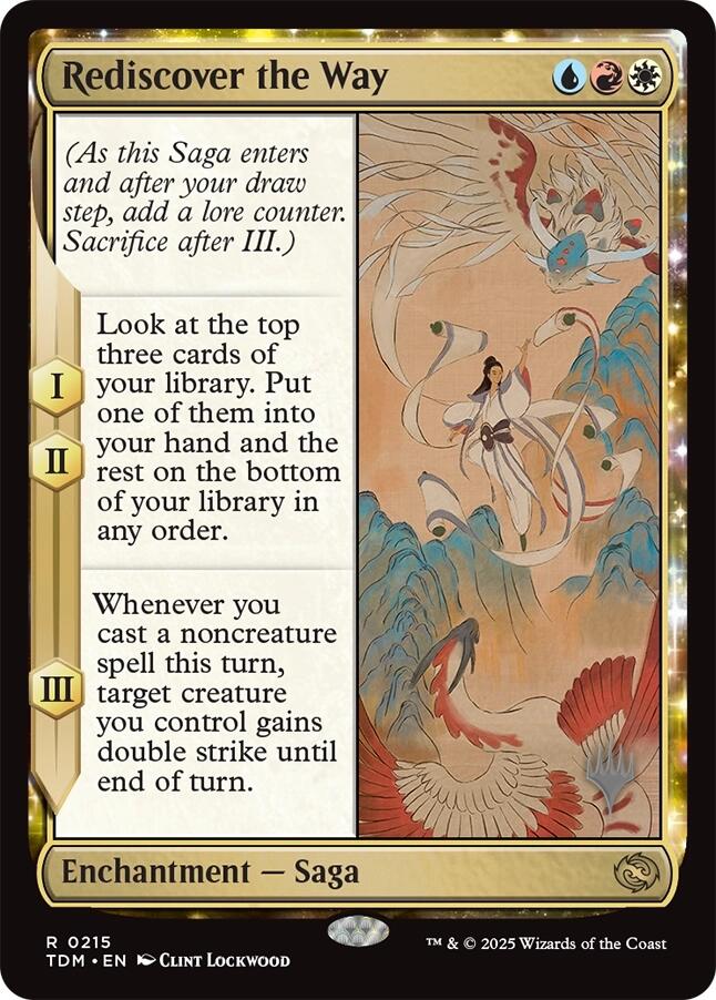Rediscover the Way [Tarkir: Dragonstorm Promos] | Good Games Modbury