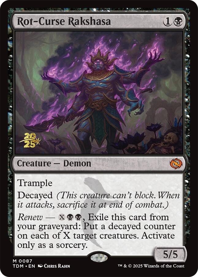 Rot-Curse Rakshasa [Tarkir: Dragonstorm Prerelease Cards] | Good Games Modbury