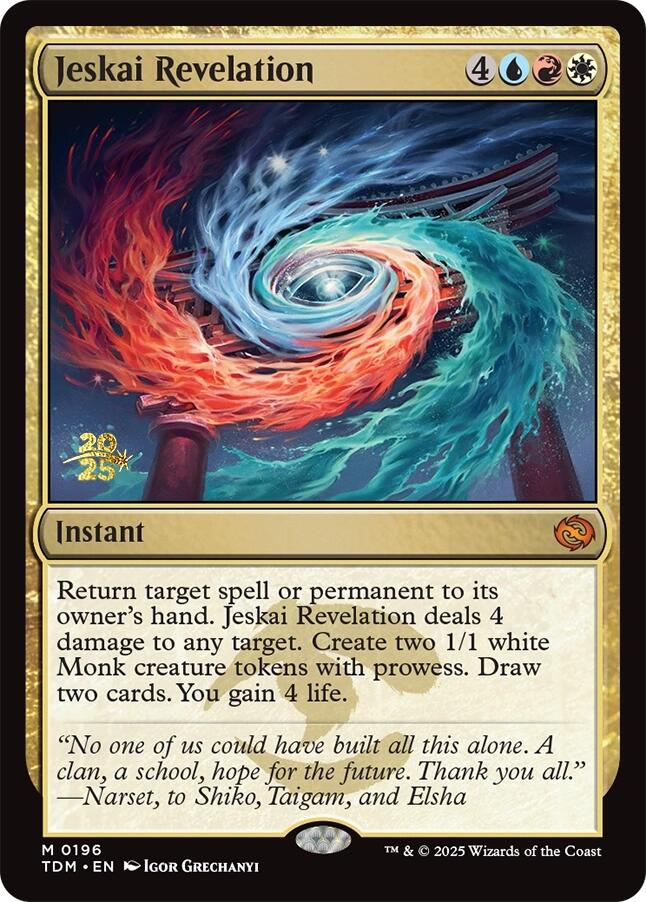 Jeskai Revelation [Tarkir: Dragonstorm Prerelease Cards] | Good Games Modbury