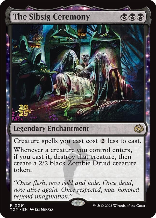The Sibsig Ceremony [Tarkir: Dragonstorm Prerelease Cards] | Good Games Modbury