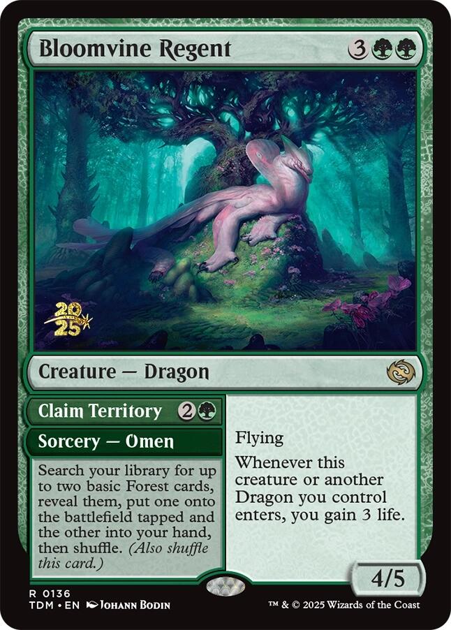 Bloomvine Regent [Tarkir: Dragonstorm Prerelease Cards] | Good Games Modbury