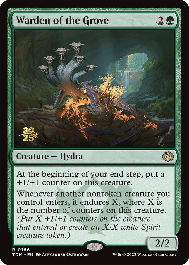 Warden of the Grove [Tarkir: Dragonstorm Prerelease Cards] | Good Games Modbury