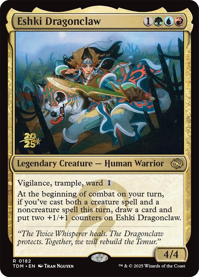Eshki Dragonclaw [Tarkir: Dragonstorm Prerelease Cards] | Good Games Modbury