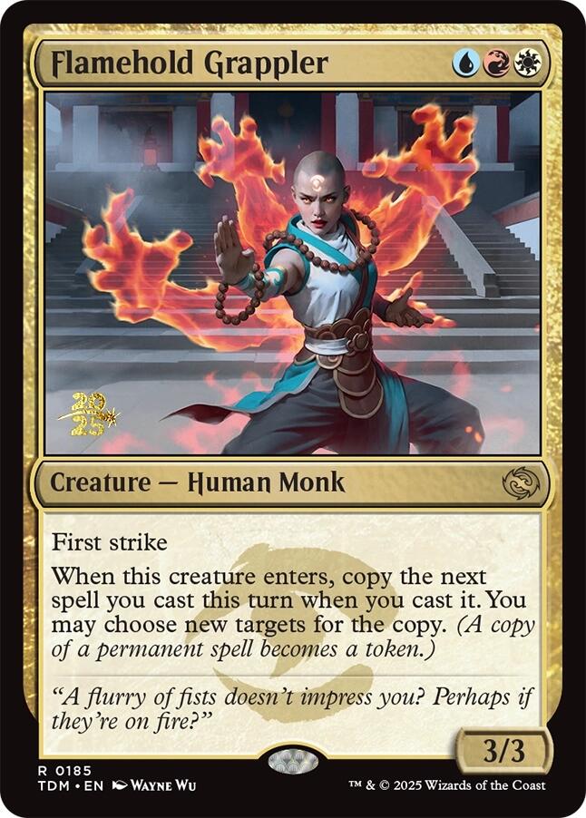 Flamehold Grappler [Tarkir: Dragonstorm Prerelease Cards] | Good Games Modbury