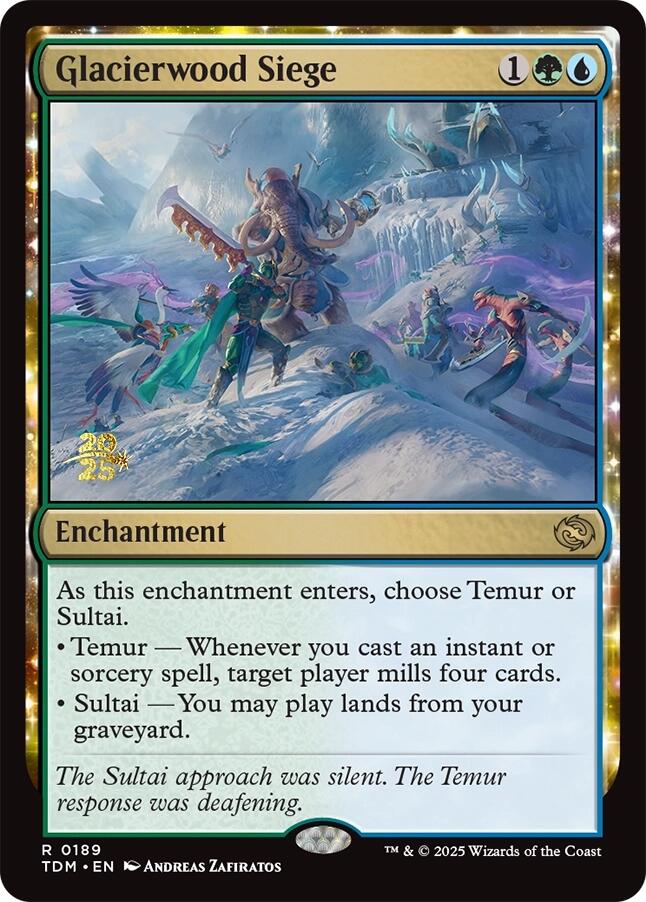 Glacierwood Siege [Tarkir: Dragonstorm Prerelease Cards] | Good Games Modbury