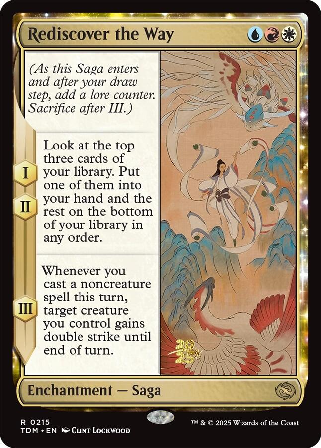 Rediscover the Way [Tarkir: Dragonstorm Prerelease Cards] | Good Games Modbury