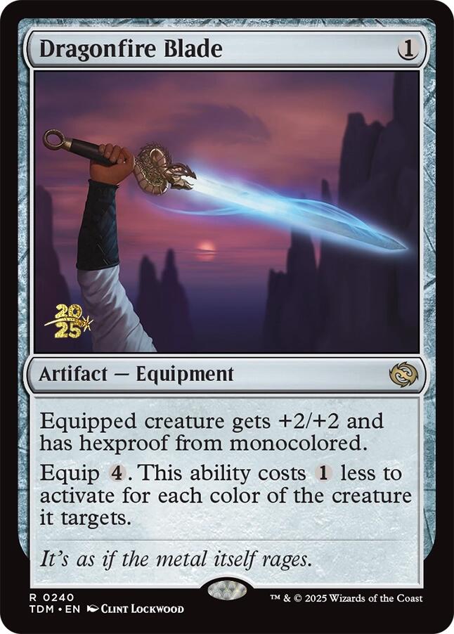 Dragonfire Blade [Tarkir: Dragonstorm Prerelease Cards] | Good Games Modbury