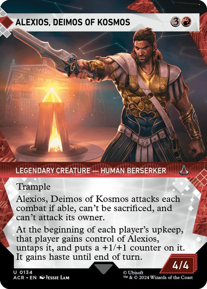 Alexios, Deimos of Kosmos 134 (Universes Beyond: Assassin's Creed)  - Showcase Foil | Good Games Modbury