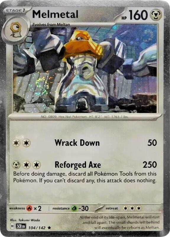 Melmetal (104/142) (Cosmos Holo) [Scarlet & Violet: Stellar Crown] | Good Games Modbury