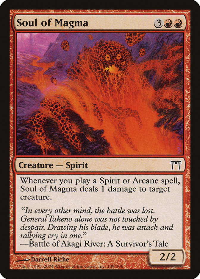 Soul of Magma 189/306 (Champions of Kamigawa)  | Good Games Modbury