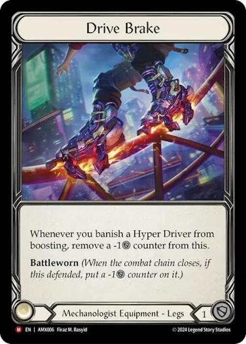 Drive Brake [AMX006] (Armory Deck: Maxx Nitro)  Rainbow Foil | Good Games Modbury