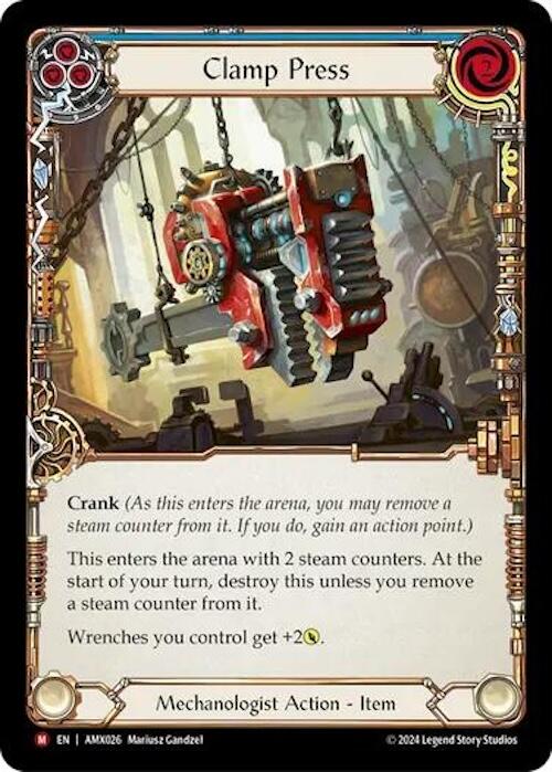 Clamp Press [AMX026] (Armory Deck: Maxx Nitro) | Good Games Modbury